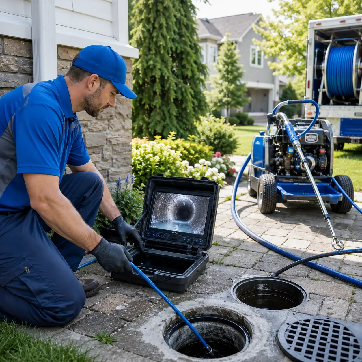 Outdoor drain cleaning professionals serving Clay City, KY